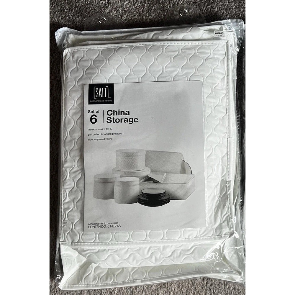 SALT Quilted China Storage Set New In Original Packaging 2 Available